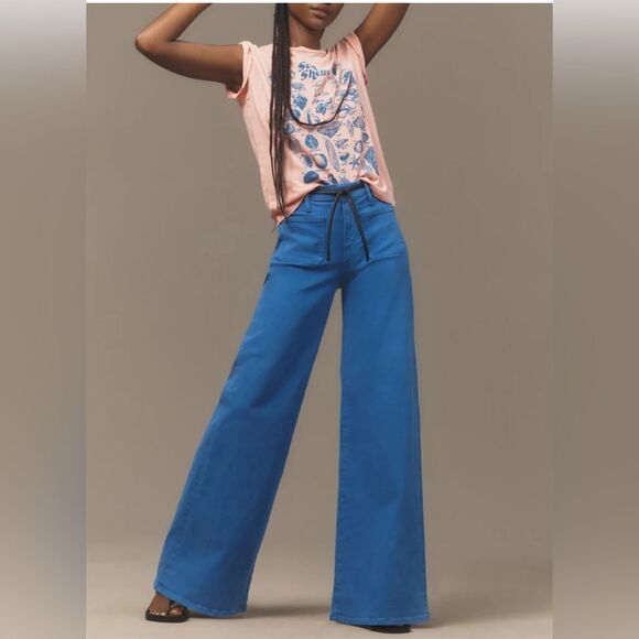 Mother The Patch Pocket Undercover Sneak Snorkel Blue size 24. NWT - Picture 4 of 15